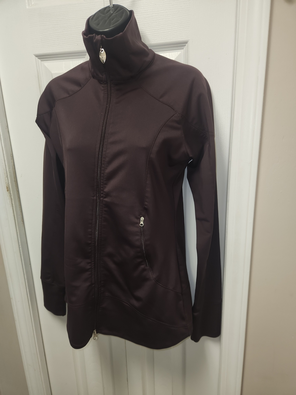 🍉Women’s Full-Zip Utility Jacket in Deep Plum